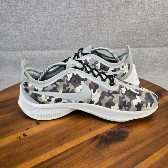 Nike Zoom Fly 5 Men's Running Shoes Camo Gray White Black Size 10.5 A03093-100 - Picture 7 of 14